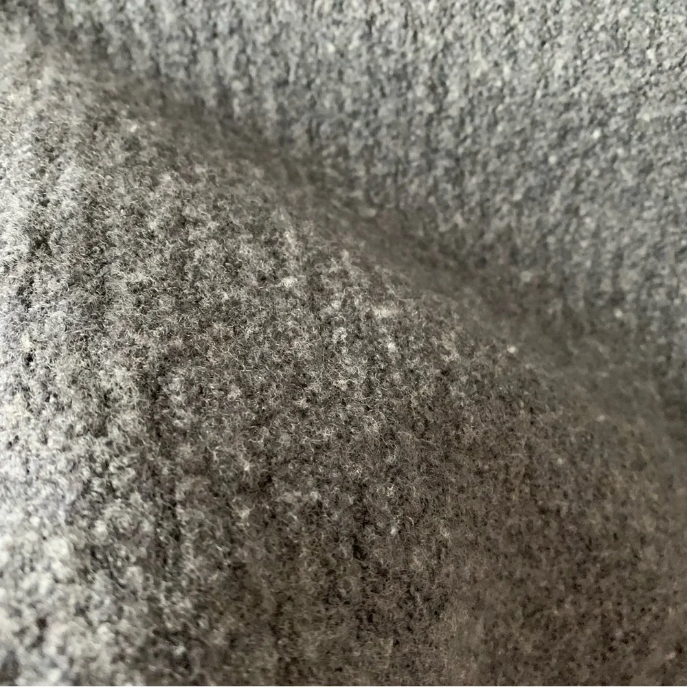 Wilfred merino wool mock neck sweater dark gray ribbed - Picture 5 of 9